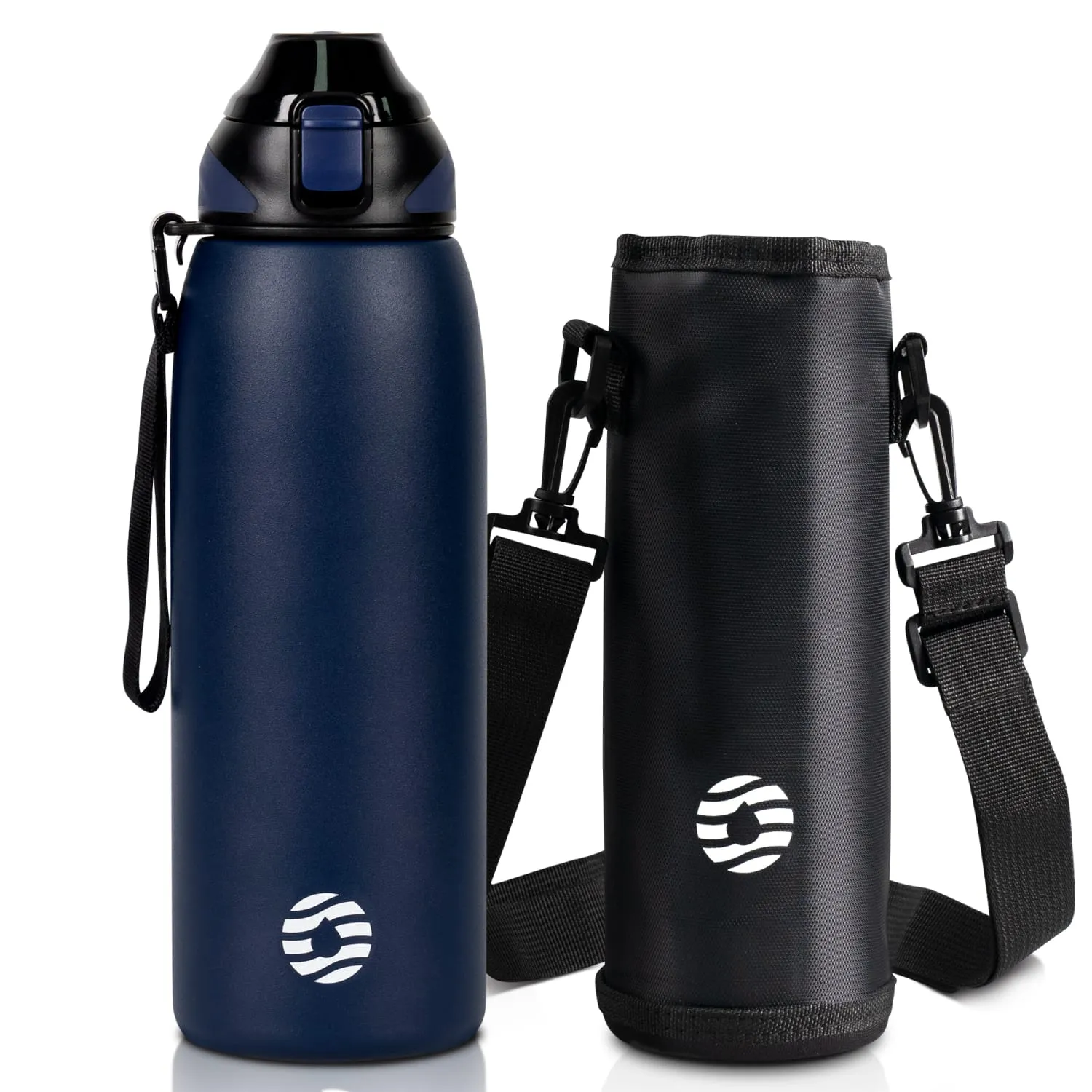 34 oz Stainless Steel Insulated Water Bottle With Spout