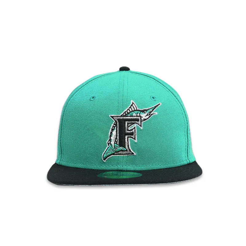 [70586969] Florida Marlins 97' World Series Patched Men's Fitted Hat