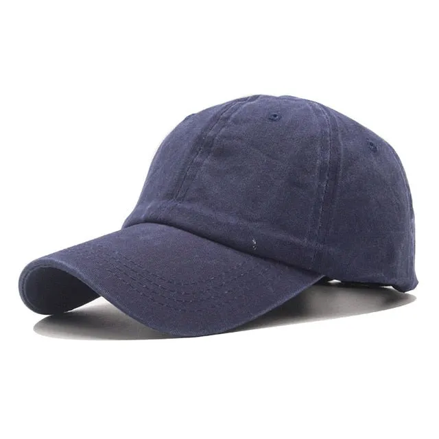 Adjustable Solid Color Dad Hat