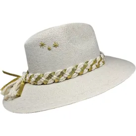 Baldiz White Palm Hat