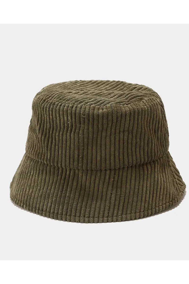 BASIC CORDUROY FISHERMAN BUCKET HAT