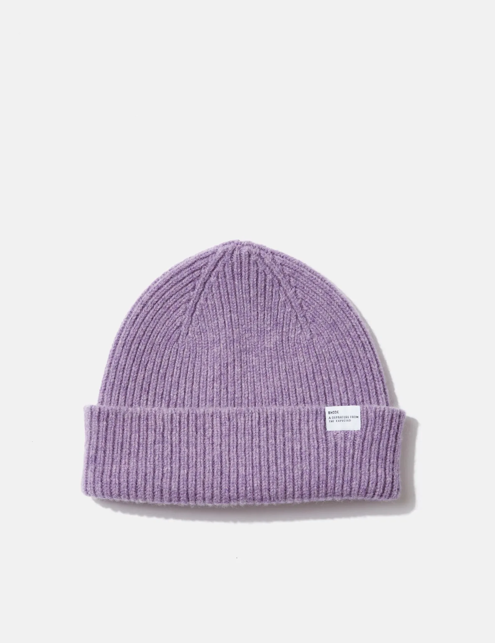 Bhode Hawick Short Beanie (Lambswool) - Lavender