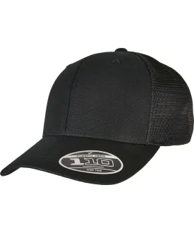 Black - 110 Structured canvas trucker (110ST)