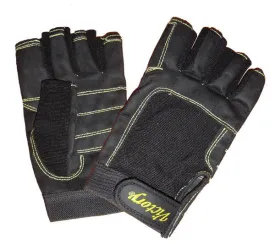 BLACK VICTORY GLOVES (MEDIUM)