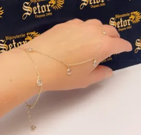 Glove bracelet