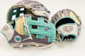 GS Sports Pro Series H Web Ball Glove - Mint Blonde Grey