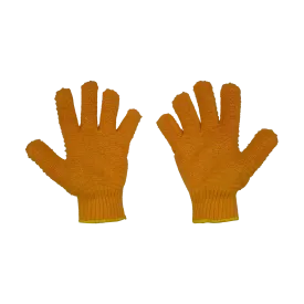 Joy Fish Orange Vinyl Coated Gloves - Working Glove