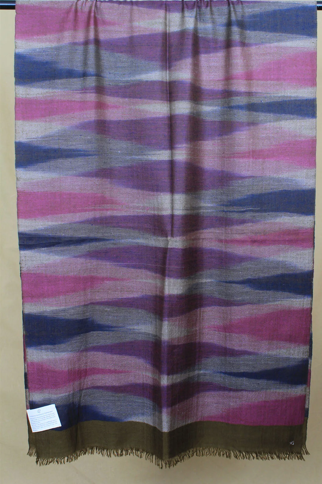 Shirley Multi Coloured Ikat Dyed Cashmere Stole